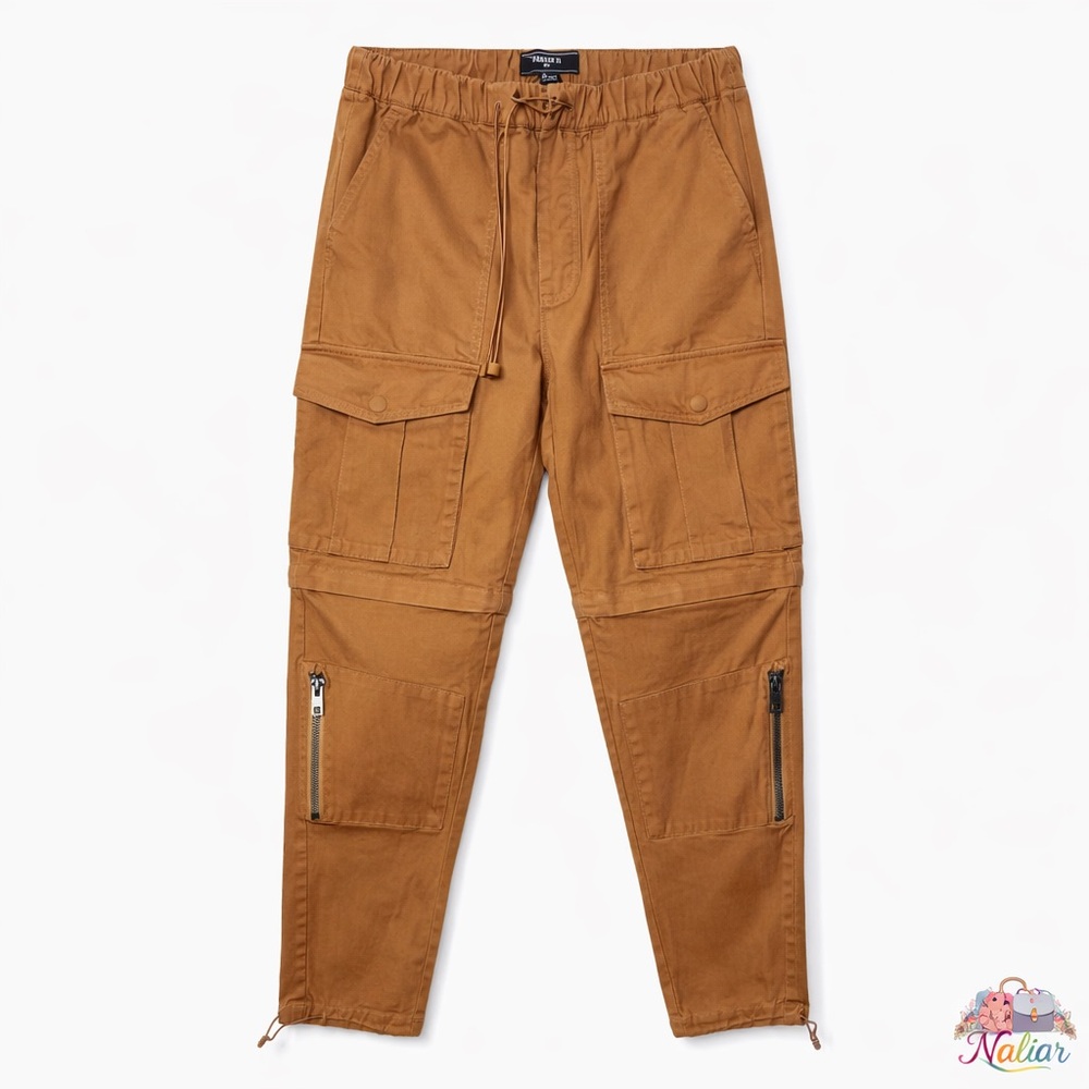Forever 21 Tan Cargo Pants for Men